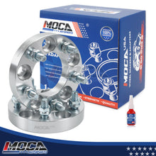 MOCA 5x4.5 to 5x4.5 Wheel Spacers Fits for Jeep 2001-2012 Liberty, for Ford 1982-2012 Ford Ranger, 1990-2018 Explorer, 2007-2014 Edge, 25mm Thread Pitch 1/2 x20 2PCS, Silver